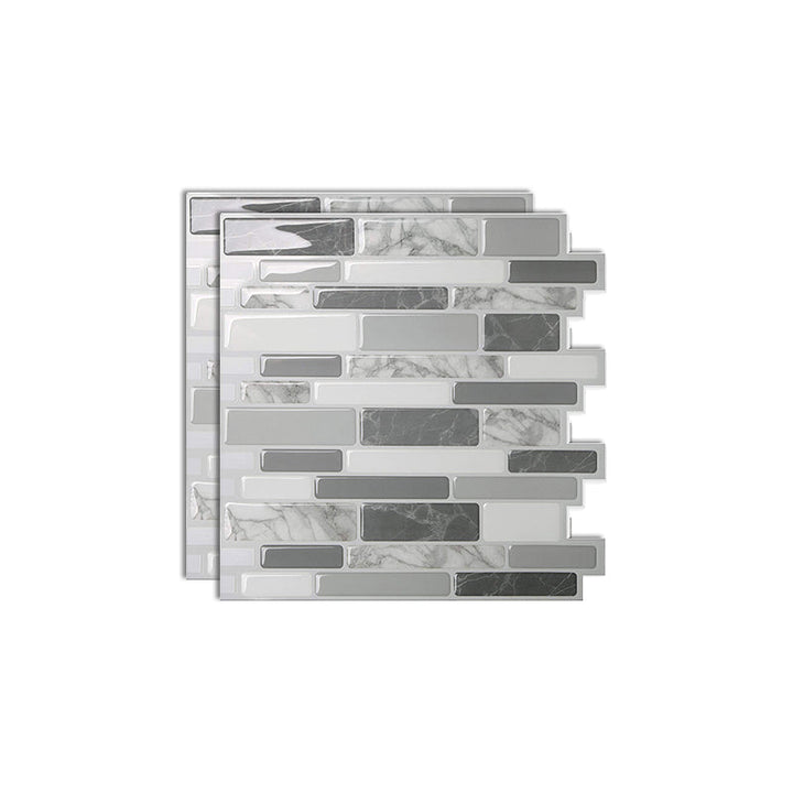BowLift | Square Peel & Stick Tile Stone Composite Subway Tile for Backsplash Wall