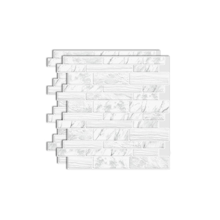 BowLift | Square Peel & Stick Tile Stone Composite Subway Tile for Backsplash Wall