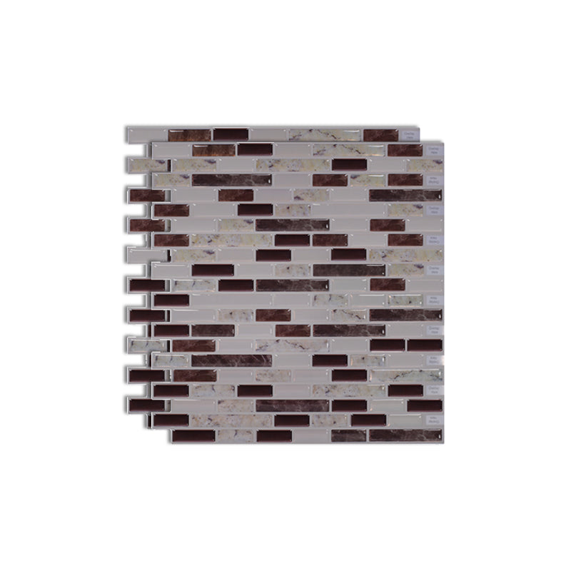 BowLift | Square Peel & Stick Tile Stone Composite Subway Tile for Backsplash Wall