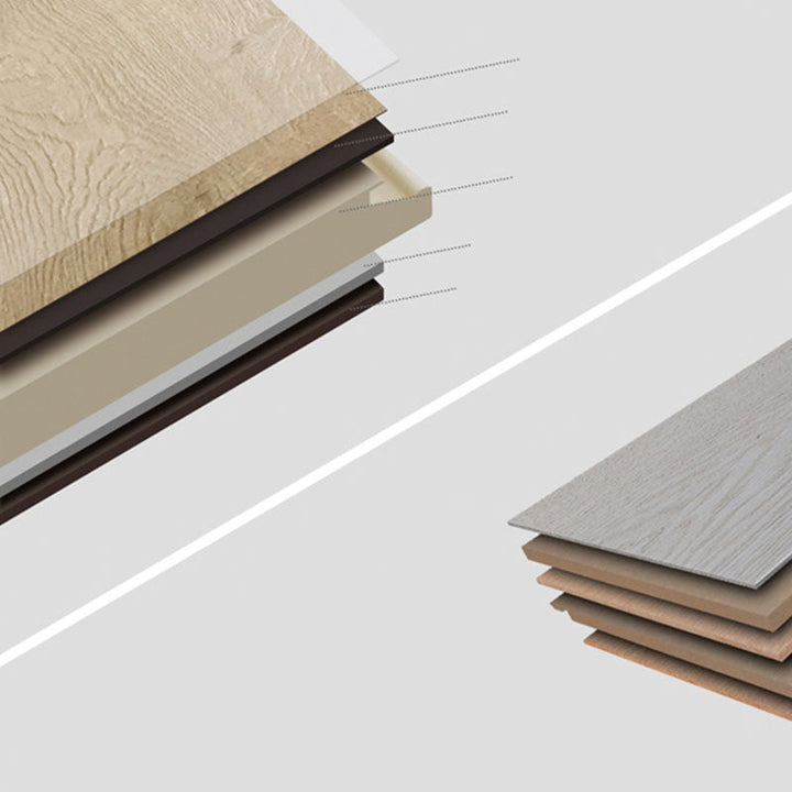 BowLift | Modern Interior Flooring Wood Look Peel and Stick Rectangular Flooring Vinyl