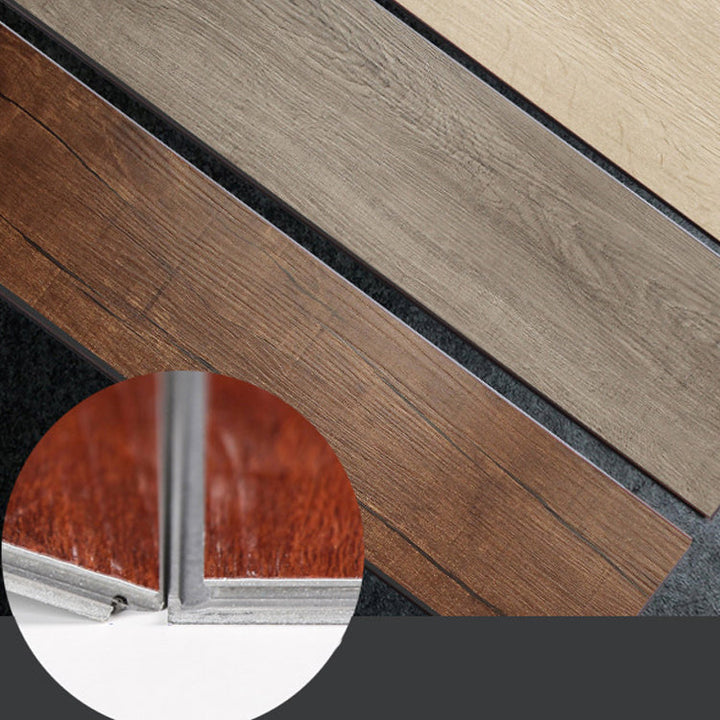 BowLift | Rectangle PVC Floor Covering Peel and Stick Wood Look Smooth Vinyl Flooring