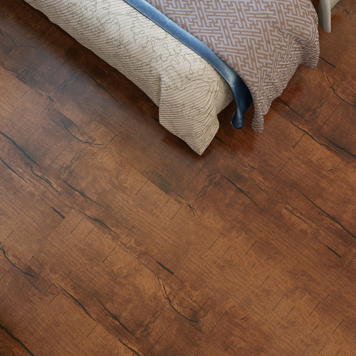 BowLift | Rectangle PVC Floor Covering Peel and Stick Wood Look Smooth Vinyl Flooring