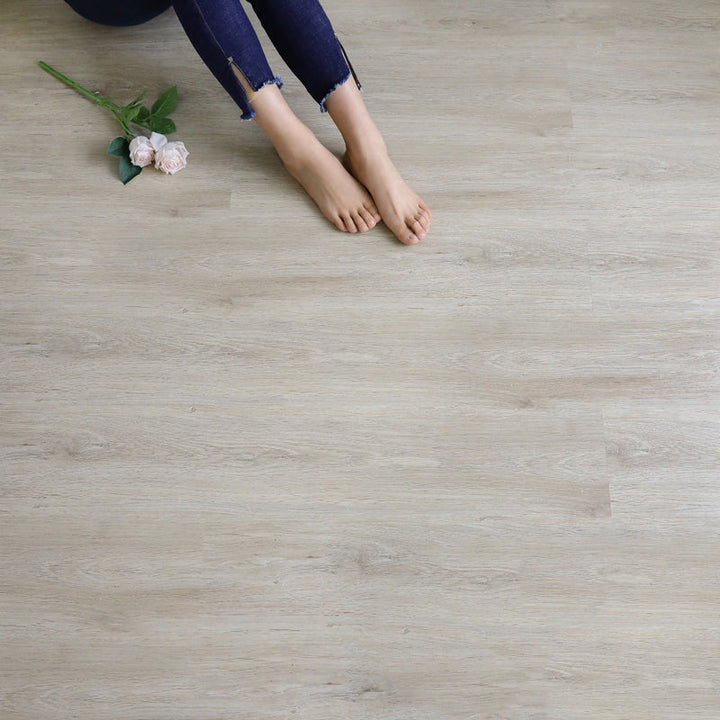 BowLift | Rectangle PVC Floor Covering Peel and Stick Wood Look Smooth Vinyl Flooring