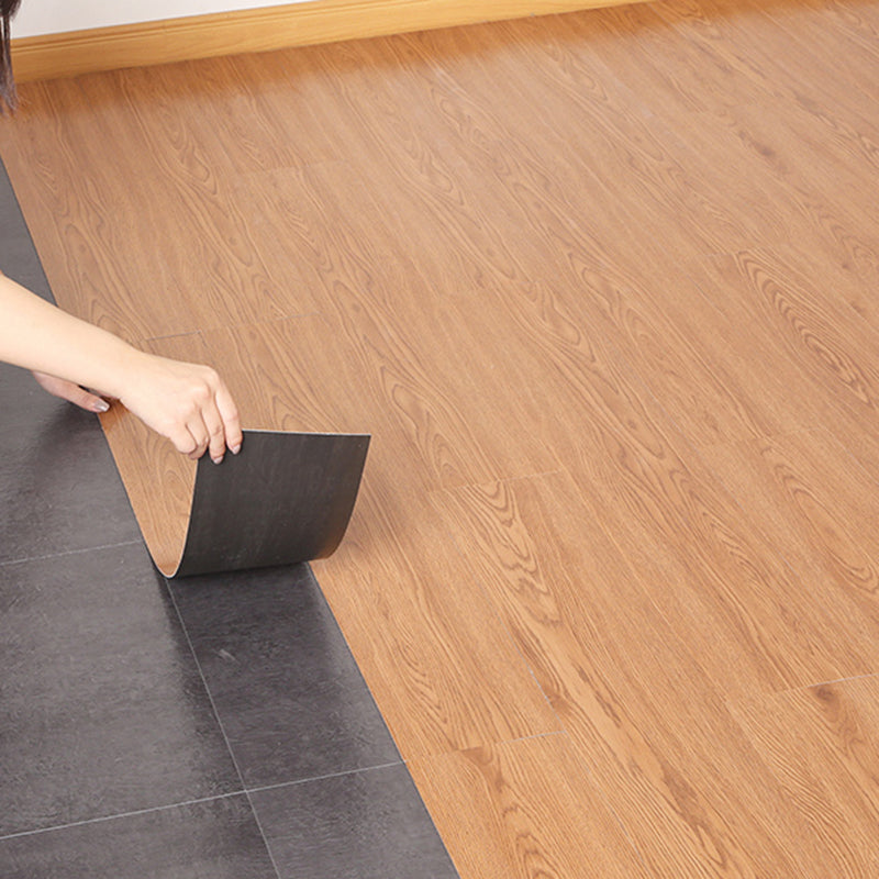 BowLift | PVC flooring Peel and Stick Smooth Wood Look Rectangle Vinyl Floor