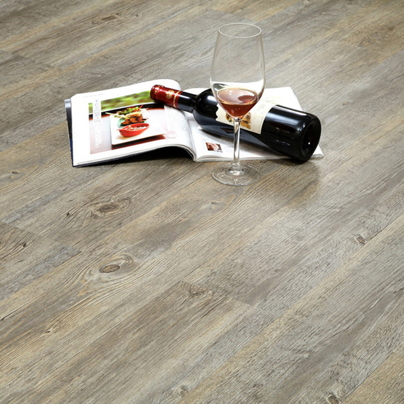 BowLift | PVC Flooring Peel and Stick Smooth Wood Look Rectangular Vinyl Floor
