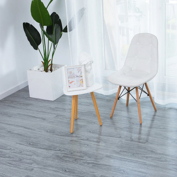 BowLift | PVC Flooring Peel and Stick Smooth Wood Look Rectangular Vinyl Floor