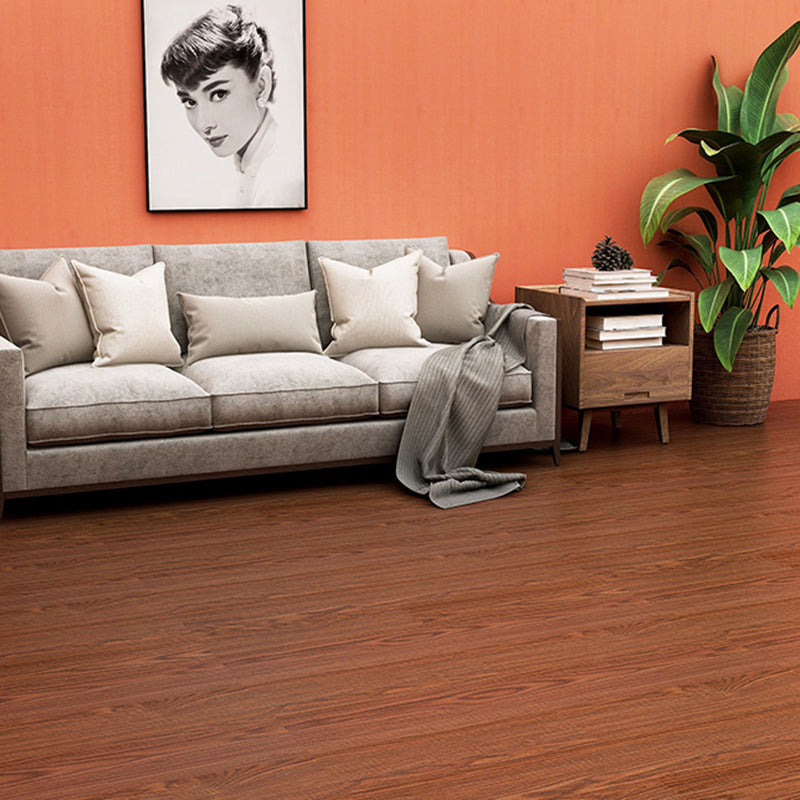 BowLift | PVC Flooring Peel and Stick Smooth Wood Look Rectangular Vinyl Floor