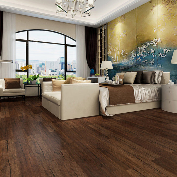 BowLift | PVC flooring Peel and Stick Smooth Wood Look Rectangle Vinyl Floor
