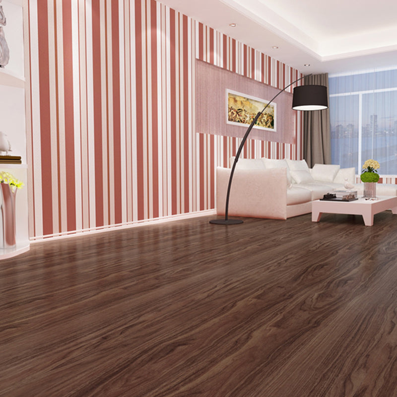 BowLift | PVC Flooring Peel and Stick Smooth Wood Look Rectangular Vinyl Floor