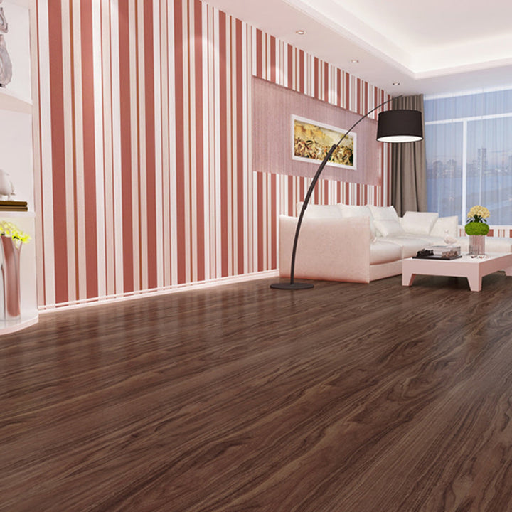 BowLift | PVC Flooring Peel and Stick Smooth Wood Look Rectangular Vinyl Floor