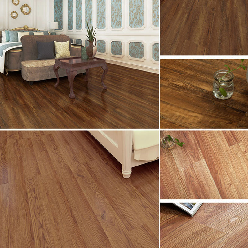 BowLift | Rectangle PVC Floor Covering Peel and Stick Smooth Wood Look Vinyl Flooring