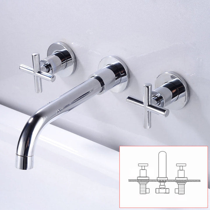 BowLift | Modern Wall-Mounted Faucet Bathroom Lever Bathtub Faucet
