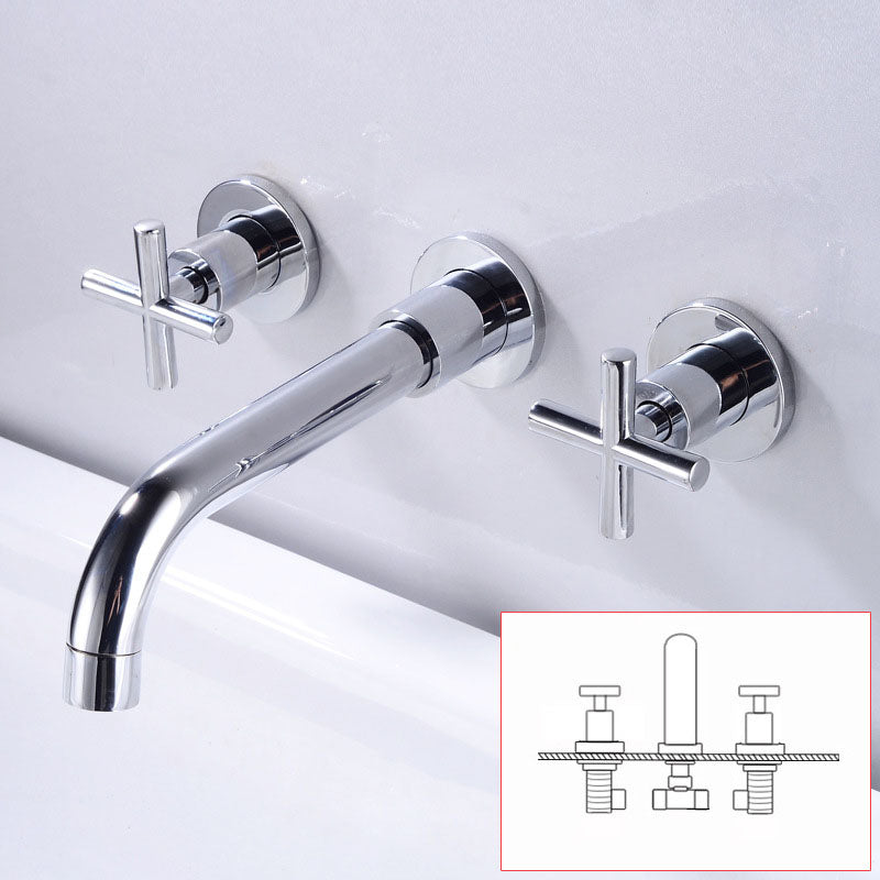 BowLift | Modern Wall Mounted Fixture Bathroom Bathtub Mixer Faucet