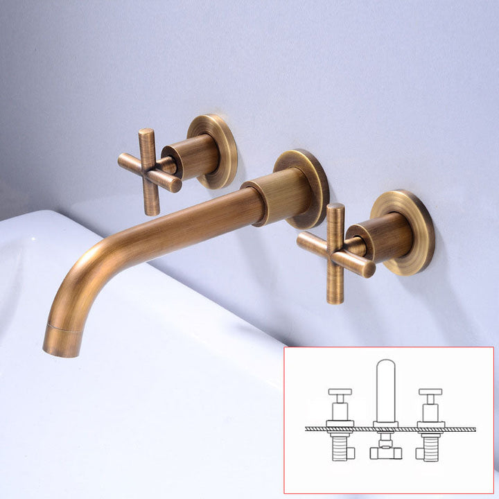 BowLift | Modern Wall Mounted Fixture Bathroom Bathtub Mixer Faucet