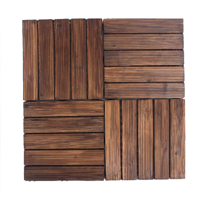 BowLift | Traditional Wood Laminate Floor Stain Resistant Laminate Plank Floor Set of 11