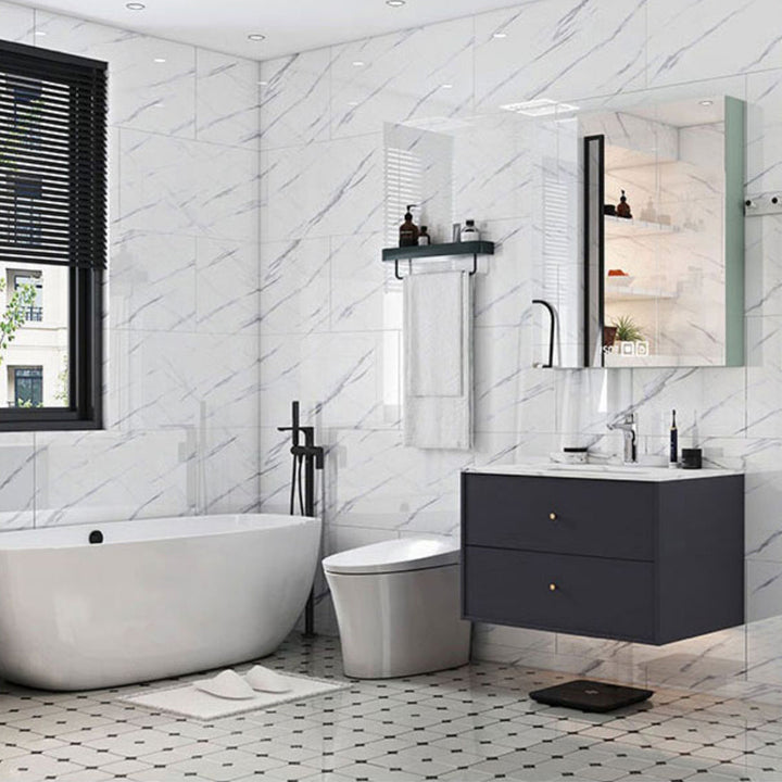 BowLift | PVC Peel and Stick Tile Rectangular Single Tile Wallpaper with Stain Resistant