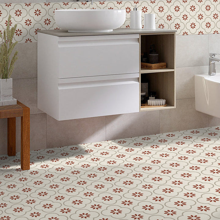 BowLift | Square Peel and Stick Back Wall Plastic Single Tile Wallpaper with Non-Slip Surface