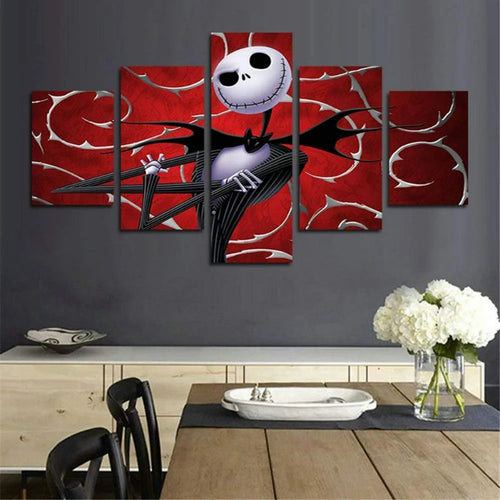 Set of 5 Decorative Halloween Wall Canvas | Bowlift
