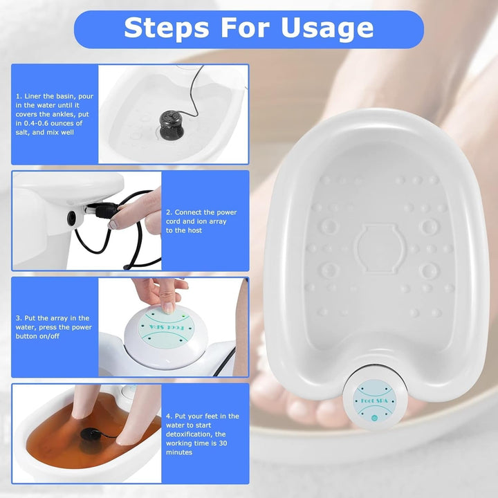 BowLift | Ionic Detox Foot Spa | Professional-Grade, Energy Boosting & Deep Cleanse for Home Use