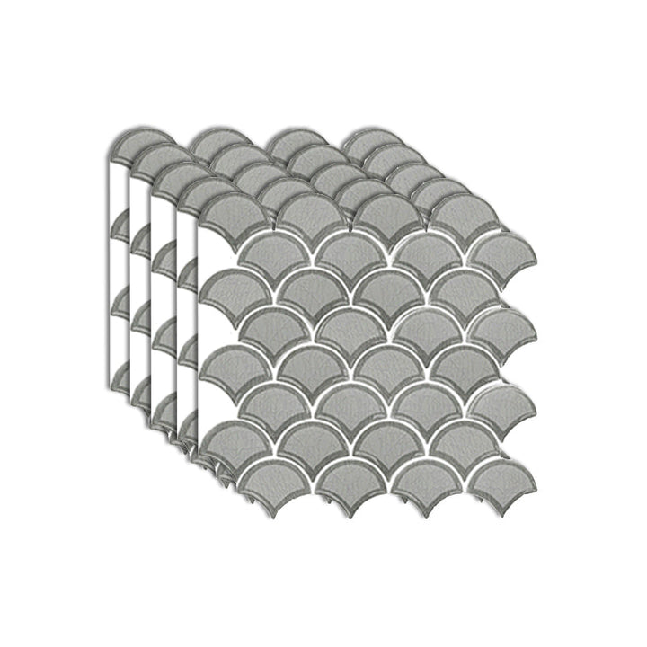 BowLift | Fish scale Peel & Stick field tile square plastic Peel & Stick mosaic tile