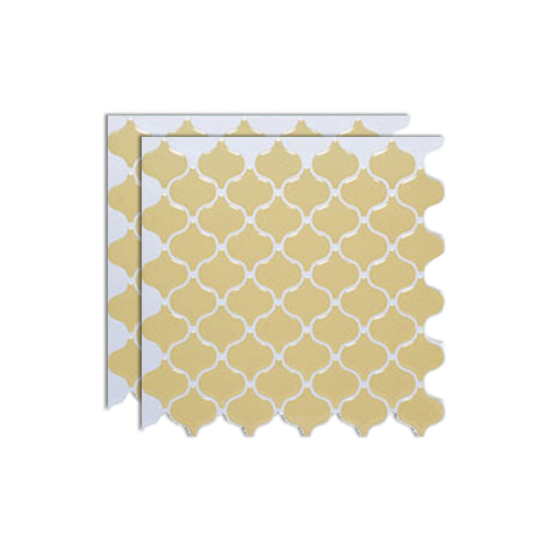 BowLift | Square Peel & Stick Mosaic Tiles Plastic Arabesque Peel and Stick Wall Tile