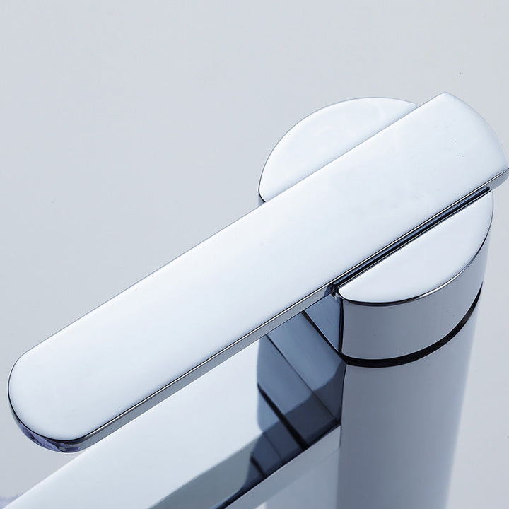 BowLift | Bathroom Faucet Brass Lever Handle Single Hole Sink Faucet