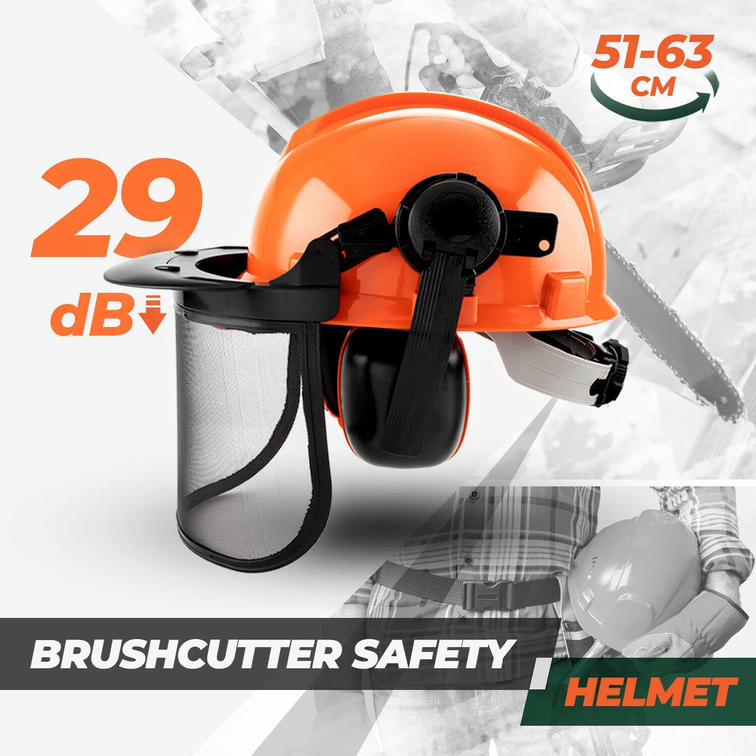 BowLift | Forestry Safety Helmet with Face Shield & Ear Muffs – ArborMax