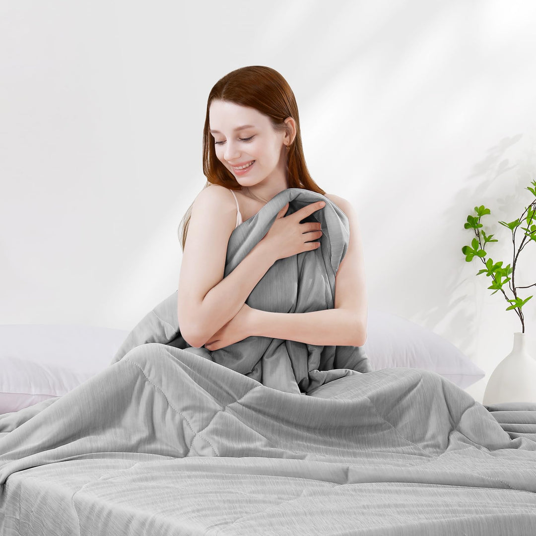 Cooling Duvet for Night Sweats –  Q-Max 0.5, Soft Double-Layer Summer Blanket | Bowlift