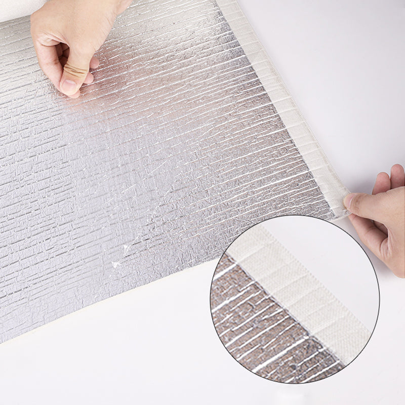 BowLift | 3D-embossed splash guard panels peel and stick solid color wall cladding