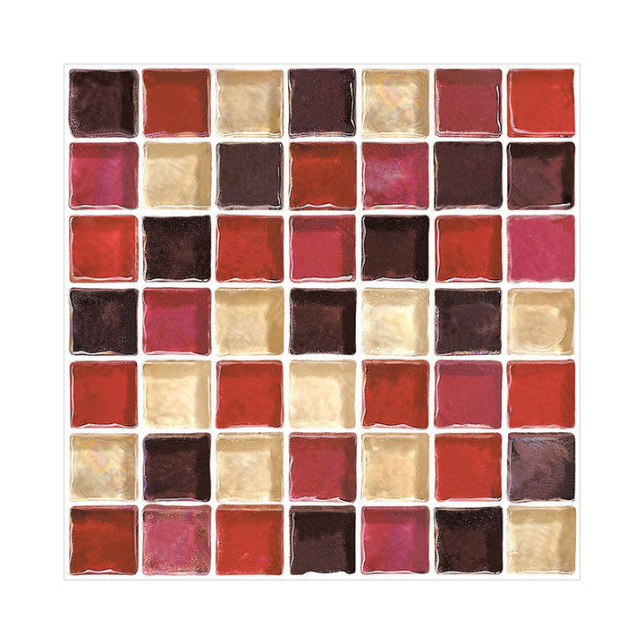 BowLift | Mosaic Tile Wallpaper PVC Waterproof Peel and Stick Wall Tile with Square Shape
