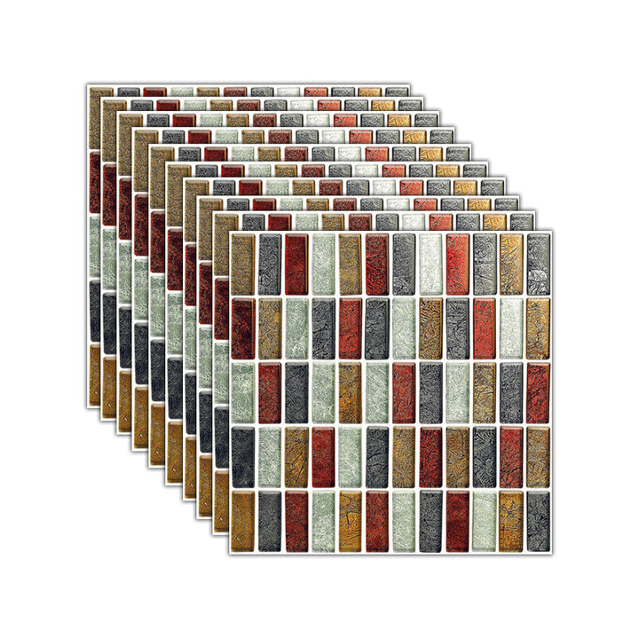 BowLift | Mosaic Tile Wallpaper PVC Waterproof Peel and Stick Wall Tile with Square Shape