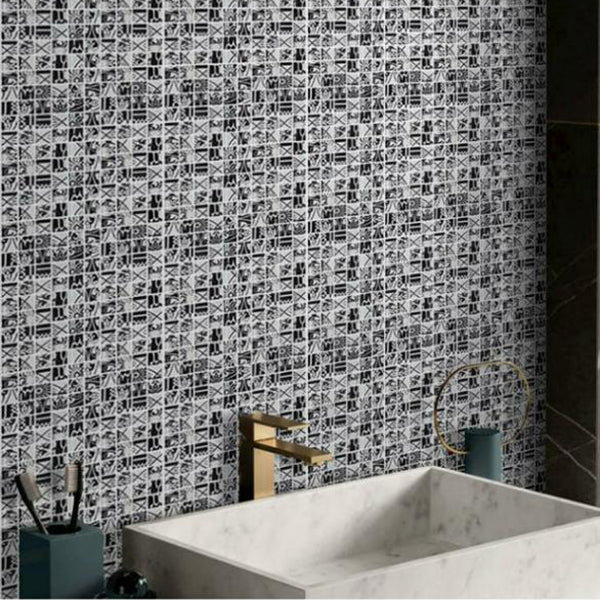 BowLift | Mosaic Tile Wallpaper PVC Waterproof Peel and Stick Wall Tile with Square Shape