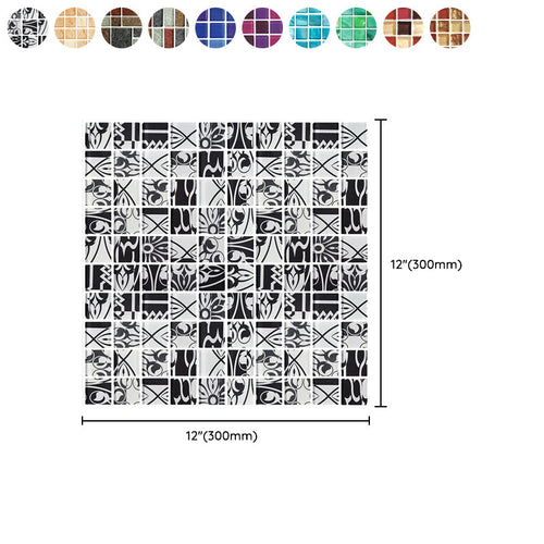 BowLift | Mosaic Tile Wallpaper PVC Waterproof Peel and Stick Wall Tile with Square Shape