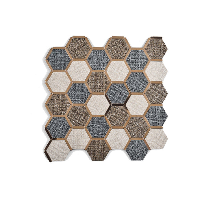 BowLift | Mosaic Tile Wallpaper Hexagonal Shape Peel and Stick Backsplash