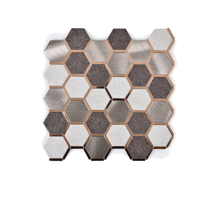 BowLift | Mosaic Tile Wallpaper Hexagonal Shape Peel and Stick Backsplash