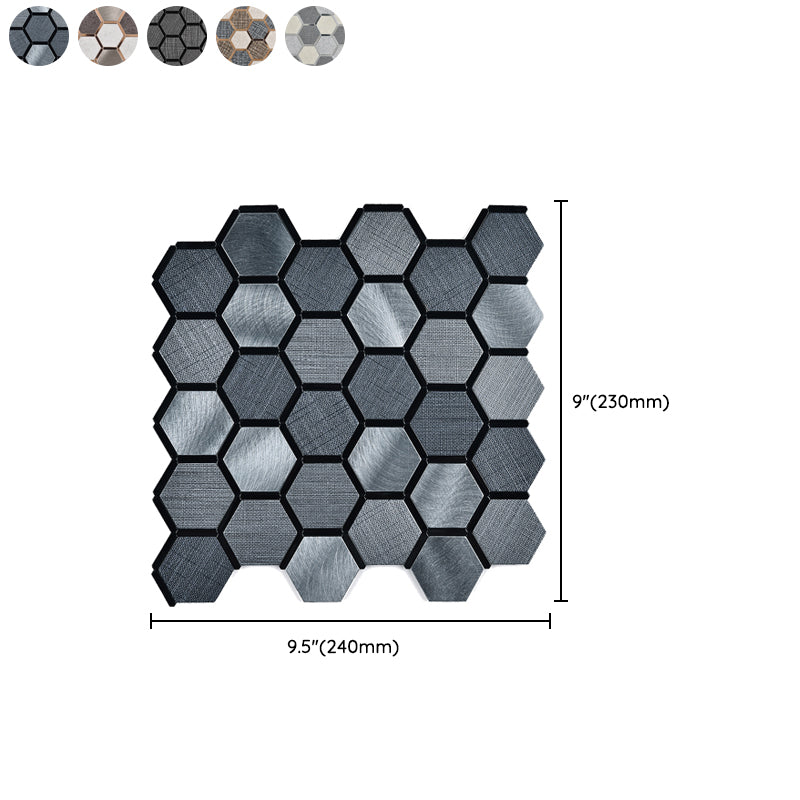 BowLift | Mosaic Tile Wallpaper Hexagonal Shape Peel and Stick Backsplash