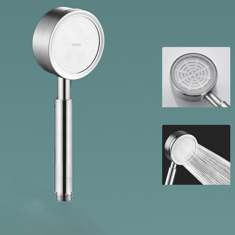 BowLift | Modern Shower Head Stainless Steel Round Metal Handheld Shower Head