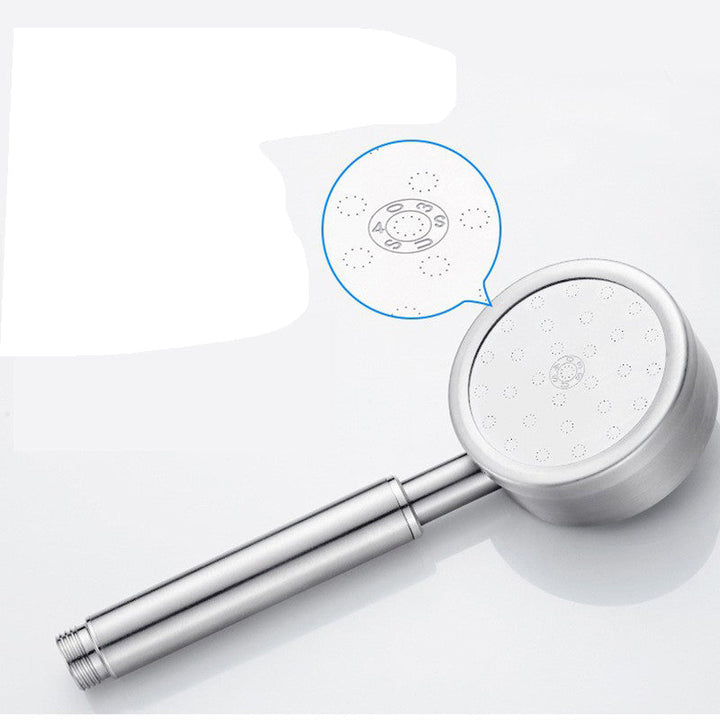 BowLift | Modern Shower Head Stainless Steel Round Metal Handheld Shower Head