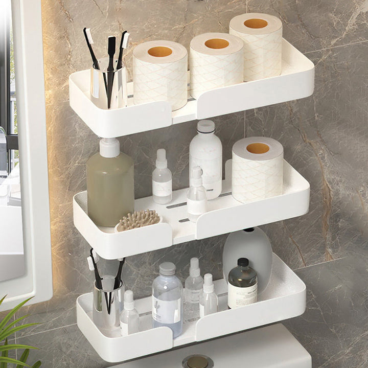 BowLift | Modern Rectangular Bathroom Shelf 2/3-Piece Bathroom Accessory Set