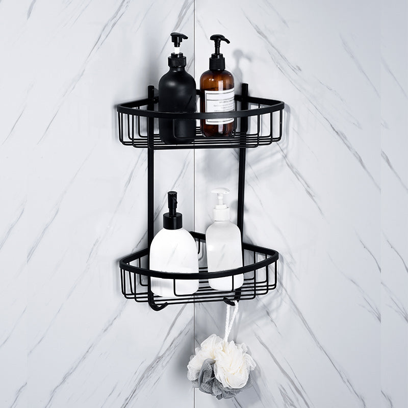 BowLift | 5-piece Modernism Bathroom Accessory Set in Matte Black Stainless Steel