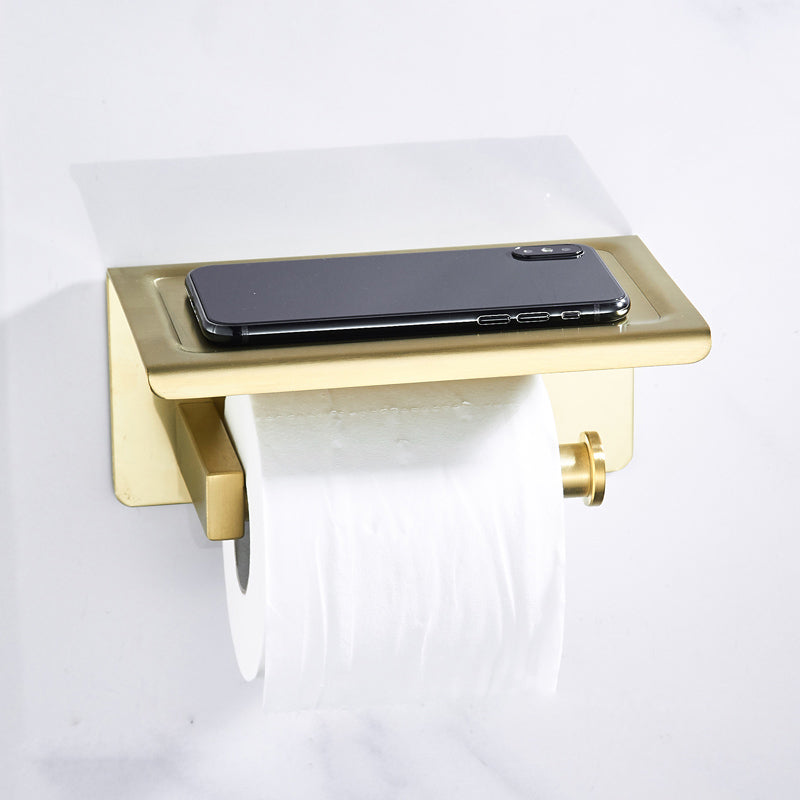 BowLift | Traditional Brushed Brass Bathroom Accessories As Individual Piece Or In Set made of Metal