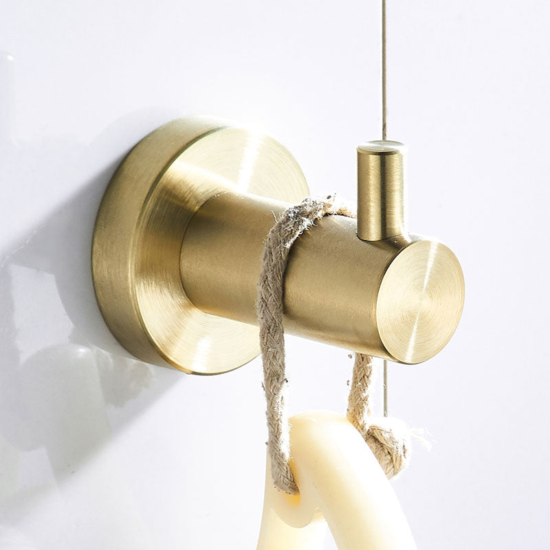 BowLift | Traditional Brushed Brass Bathroom Accessories As Individual Piece Or In Set made of Metal