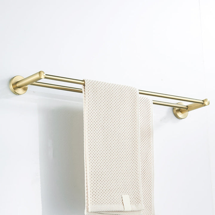 BowLift | Traditional Brushed Brass Bathroom Accessories As Individual Piece Or In Set made of Metal