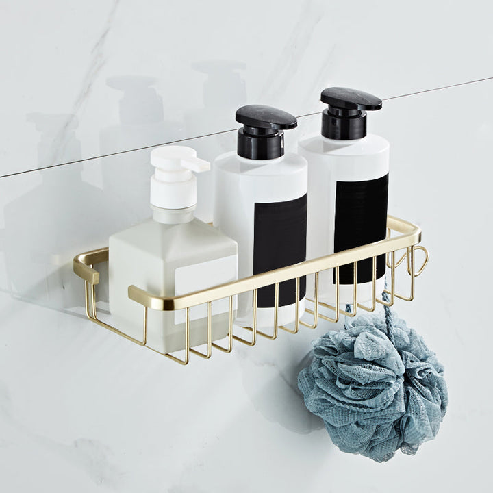 BowLift | Traditional Brushed Brass Bathroom Accessories As Individual Piece Or In Set made of Metal