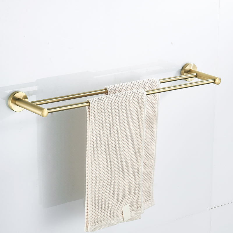 BowLift | Traditional Brushed Brass Bathroom Accessories As Individual Piece Or In Set made of Metal