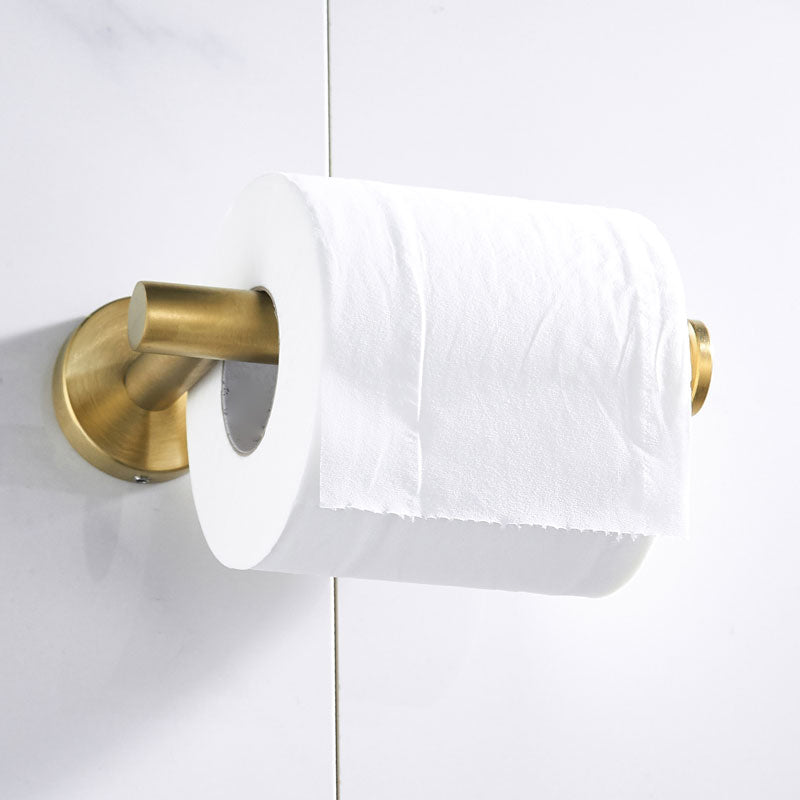 BowLift | Traditional Brushed Brass Bathroom Accessories As Individual Piece Or In Set made of Metal