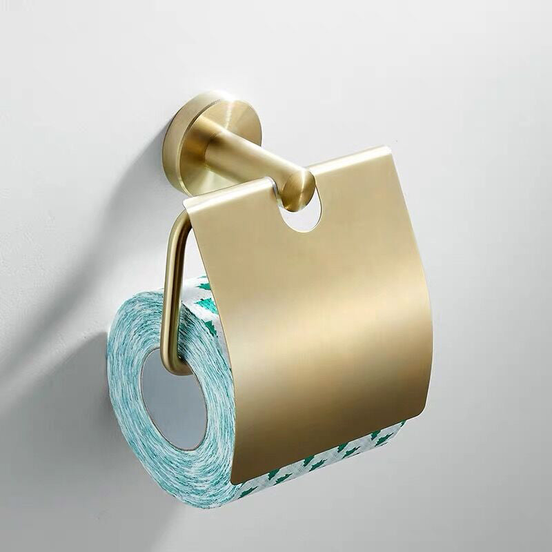 BowLift | Traditional Brushed Brass Bathroom Accessories As Individual Piece Or In Set made of Metal