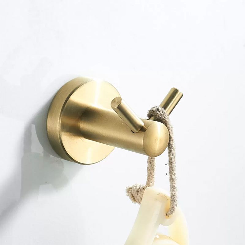 BowLift | Traditional Brushed Brass Bathroom Accessories As Individual Piece Or In Set made of Metal