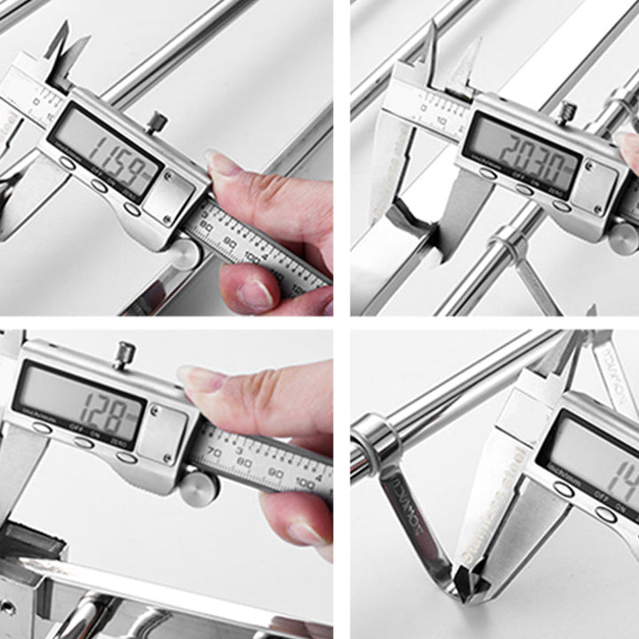 BowLift | Contemporary Metal Bathroom Accessories Single Piece or as Set with Paper Holder