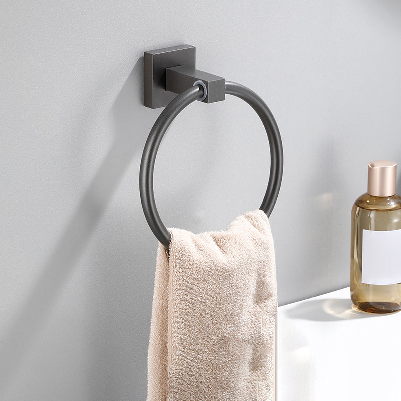 BowLift | Modern Bathroom Accessories Hardware Set Gray Bathroom Hardware Set